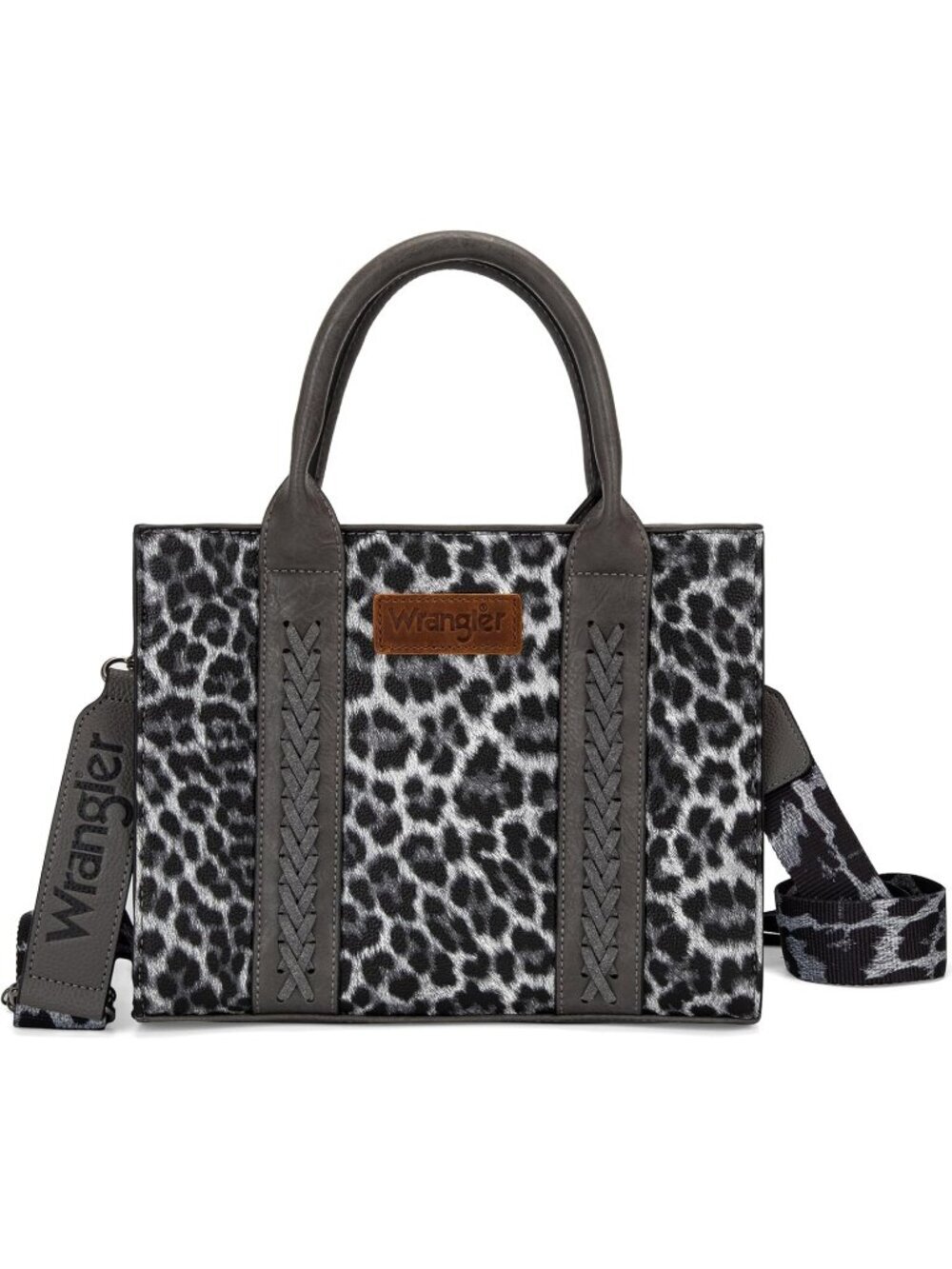 Women's Grey Polyester Zipper Top-handle Strap Quilted Tote Crossbody Bag